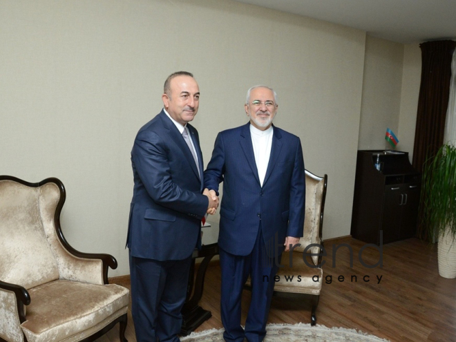 Azerbaijani, Turkey, Iranian FMs held meeting. Azerbaijan, Baku, 20 december 2017