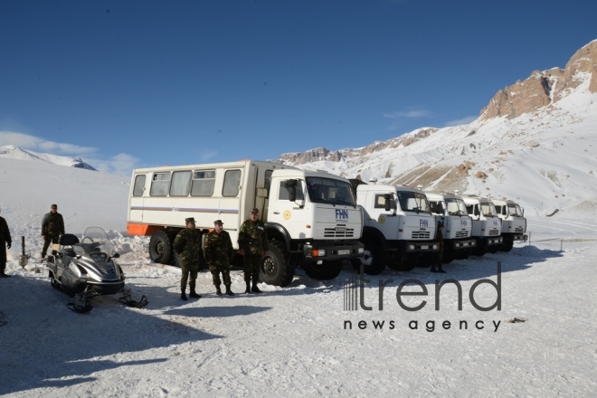 МЧС продолжает поиски альпинистов, пропавших в горах Губинского района. .Азербайджан, Губа, 9 января, 2018