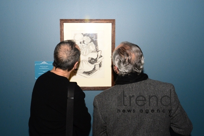 An exhibition entitled "Alphonse Mucha: in search of beauty" has opened at the Heydar Aliyev Center. Azerbaijan, Baku, february 17, 2018