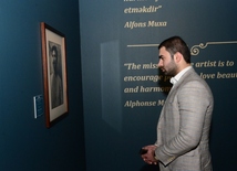 В Центре Гейдара Алиева открылась выставка "Альфонс Муха: В поисках красоты"