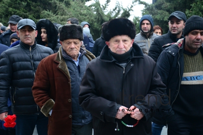 20 Yanvar faciəsinin 28-ci ildönümü qeyd olunur. Azərbaycan, Bakı, 20 yanvar, 2018
