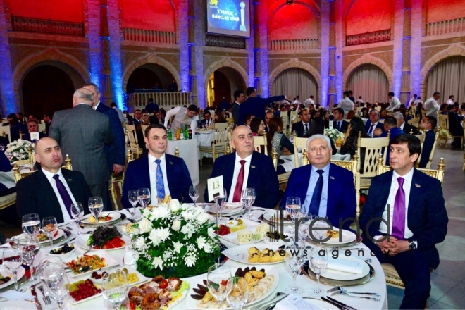 A ceremony presenting the 2018 Presidential Awards to Youth. Azerbaijan, Baku, february 2, 2018