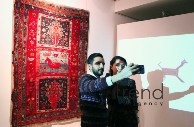 ‘Chinese New Year’ exhibition opens in Azerbaijan Carpet Museum. Azerbaijan, Baku, february 15, 2018