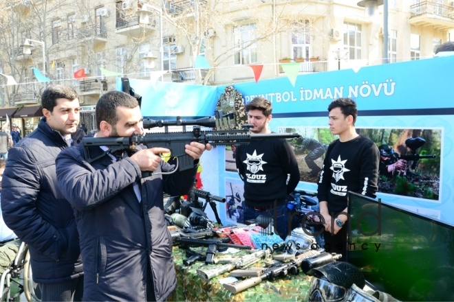 Bakıda Bədən Tərbiyəsi və İdman Günü qeyd edildi.  Bakı, Azərbaycan, 5 mart 2018
