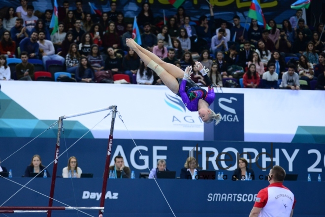 Best moments of FIG Artistic Gymnastics World Cup in photos. Azerbaijan, Baku, march 19, 2018