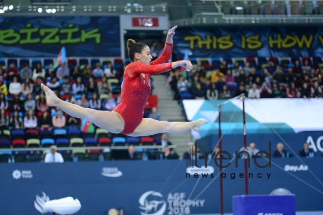 Best moments of FIG Artistic Gymnastics World Cup in photos. Azerbaijan, Baku, march 19, 2018