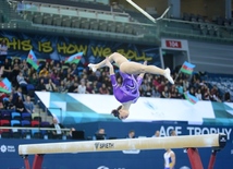 Лучшие моменты соревнований Кубка мира по спортивной гимнастике FIG в Баку