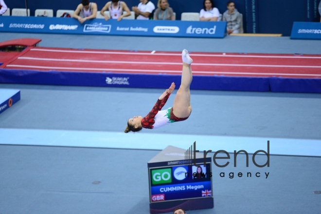 Bakıda batut gimnastikası, ikili mini-batut və tamblinq üzrə 26-cı Avropa çempionatında yaddaqalan mƏqamlar.Azərbaycan, Bakı, 13 aprel  2018 
 
