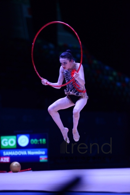 Bakıda gənc bədii gimnastların iştirakı ilə “AGF Junior Trophy” beynəlxalq turnirinə start verilib . Azərbaycan Bakı 23 aprel  2018