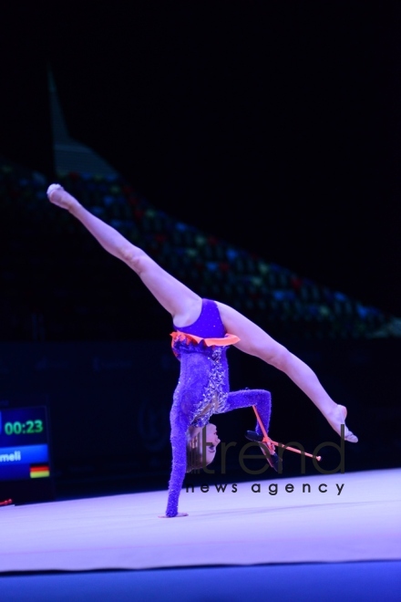 AGF Junior Trophy International Tournament kicks off in Baku. Azerbaijan Baku april 23 2018 