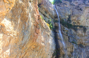 Afurja waterfall, Guba. Azerbaijan, Guba,may 22, 2018
