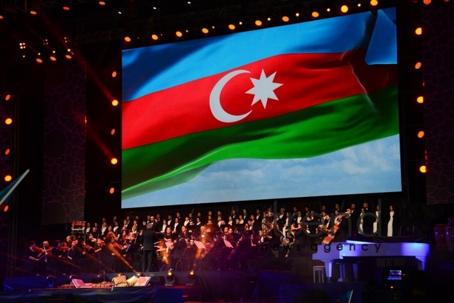 Сoncert dedicated to 100th anniversary of Azerbaijan Democratic Republic Azerbaijan, Baku, may 28 , 2018
