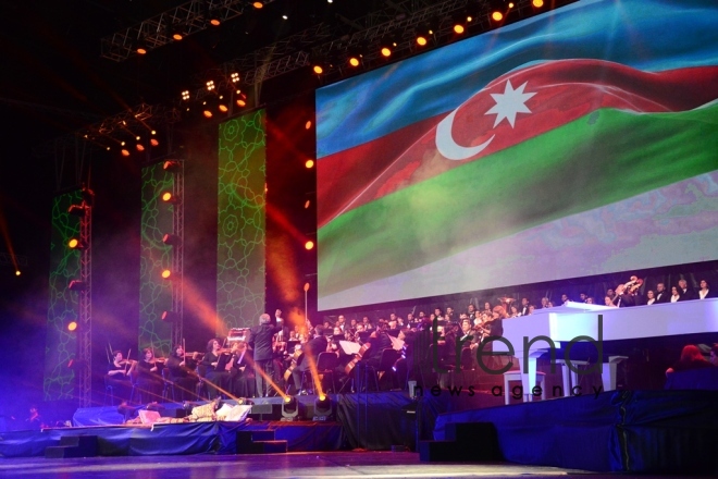 Сoncert dedicated to 100th anniversary of Azerbaijan Democratic Republic Azerbaijan, Baku, may 28 , 2018
