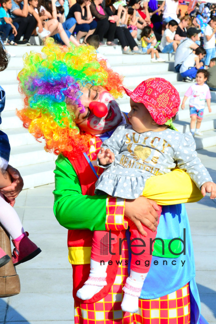 Children Festival in Heydar Aliyev Center park Azerbaijan, Baku, 1 june 2018