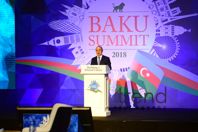 The Baku Summit of the Alliance of Conservatives and Reformists in Europe  Azerbaijan, Baku,June 9 2018
