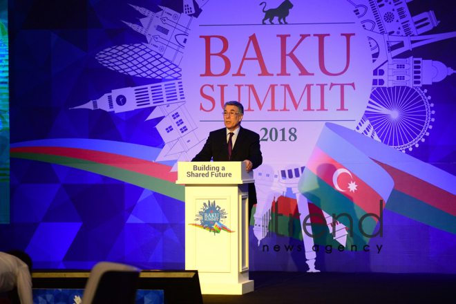 The Baku Summit of the Alliance of Conservatives and Reformists in Europe  Azerbaijan, Baku,June 9 2018
