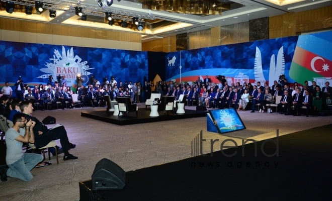 The Baku Summit of the Alliance of Conservatives and Reformists in Europe  Azerbaijan, Baku,June 9 2018
