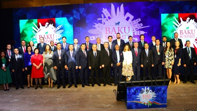 The Baku Summit of the Alliance of Conservatives and Reformists in Europe  Azerbaijan, Baku,June 9 2018
