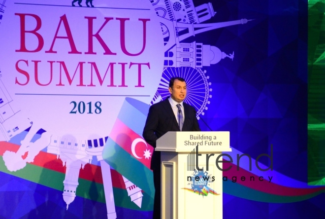 The Baku Summit of the Alliance of Conservatives and Reformists in Europe  Azerbaijan, Baku,June 9 2018
