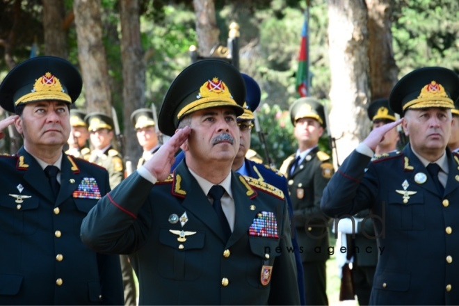 Graduation Ceremony at Heydar Aliyev Azerbaijan High Military School. Azerbaijan, Baku, 21 June 2018
