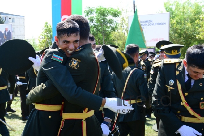 Graduation Ceremony at Heydar Aliyev Azerbaijan High Military School. Azerbaijan, Baku, 21 June 2018
