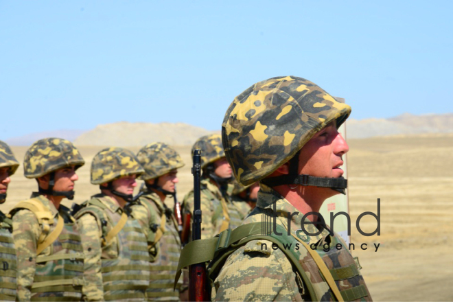 Engineering-sapper troops of Azerbaijan’s Armed Forces hold exercises  Azerbaijan, Baku, 22 June 2018
