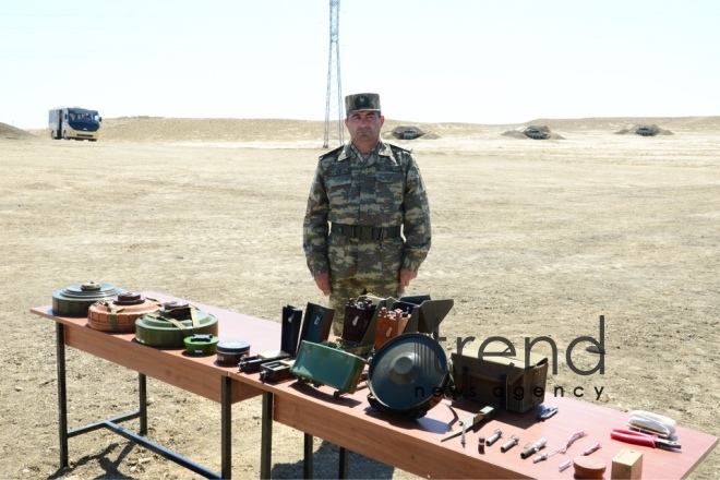 Engineering-sapper troops of Azerbaijan’s Armed Forces hold exercises  Azerbaijan, Baku, 22 June 2018
