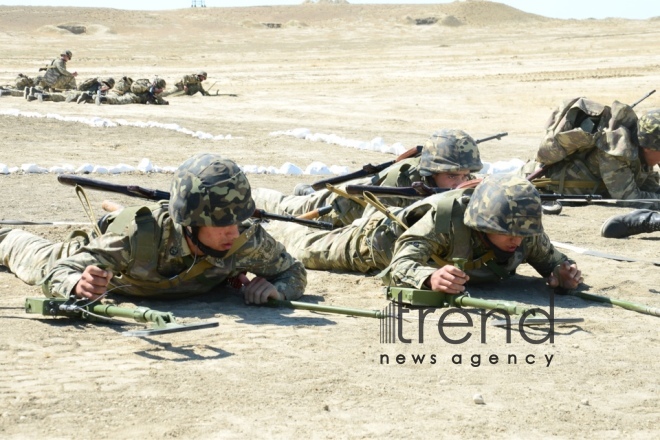 Engineering-sapper troops of Azerbaijan’s Armed Forces hold exercises  Azerbaijan, Baku, 22 June 2018
