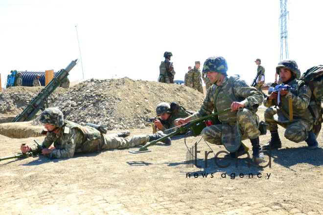 Engineering-sapper troops of Azerbaijan’s Armed Forces hold exercises  Azerbaijan, Baku, 22 June 2018
