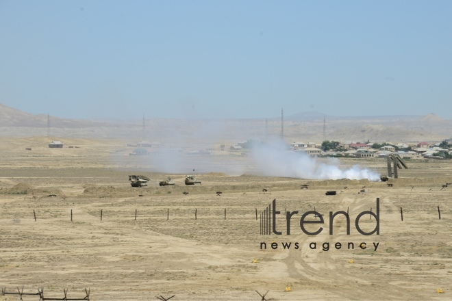 Engineering-sapper troops of Azerbaijan’s Armed Forces hold exercises  Azerbaijan, Baku, 22 June 2018
