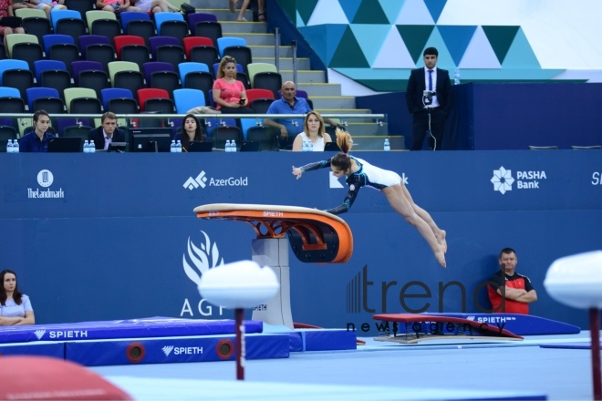 İdman gimnastikası üzrə 25-ci Azərbaycan birinciliyi və Bakı çempionatına start verilib. Azərbaycan Bakı, 29 iyun , 2018
