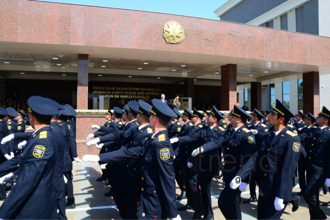 Azərbaycanda 2 iyul-Polis Günu qeyd olunur .Azərbaycan Bakı 2 iyul 2018
