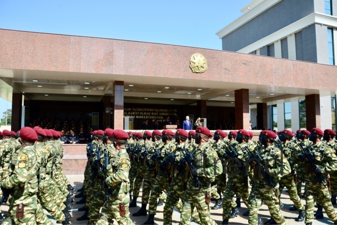 2 июля в Азербайджане отмечается День Полиции. Азербайджан. Баку. 2 июля 2018 