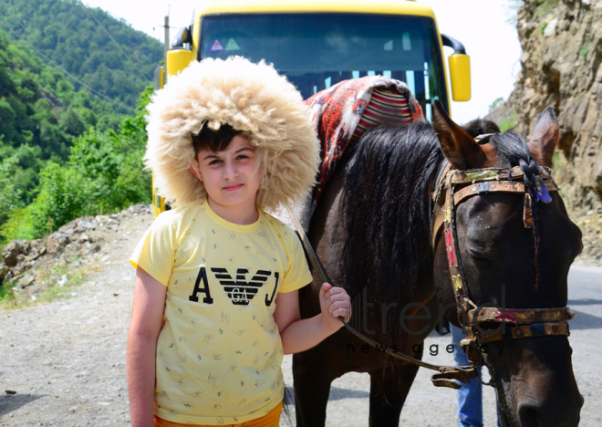 Ismayıllı  Lahıc kəndi. Azərbaycan. İsmayıllı. 16 iyul. 2018 