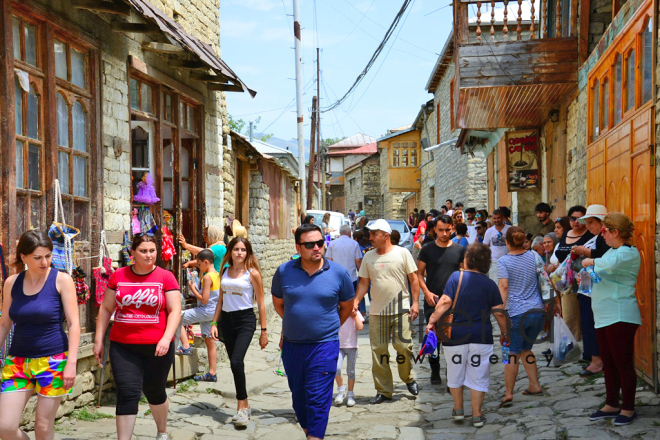 Ismayıllı  Lahıc kəndi. Azərbaycan. İsmayıllı. 16 iyul. 2018 