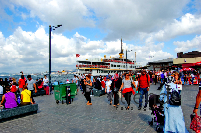 Istanbulda bir gün. Türkiyə, Istanbul , 11 avqust , 2018