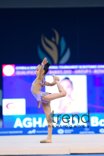 Bakıda bədii gimnastika üzrə "GymBala" adlı beynəlxalq turnirə start verilib. Azərbaycan, Bakı, 18 avqust , 2018 
 
  