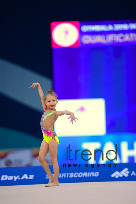 International rhythmic gymnastics tournament GymBala kicks off in Baku. Azerbaijan, Baku, august 18, 2018