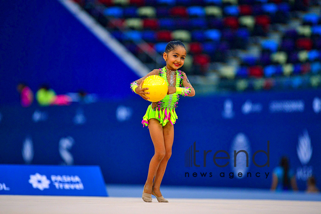 International rhythmic gymnastics tournament GymBala kicks off in Baku. Azerbaijan, Baku, august 18, 2018