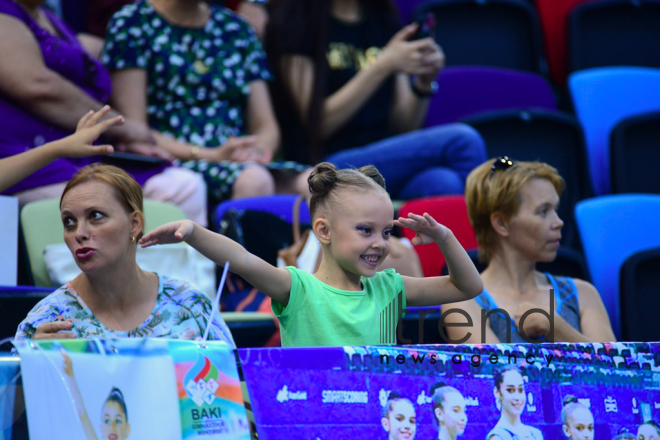 Bakıda bədii gimnastika üzrə "GymBala" adlı beynəlxalq turnirdən  ən gözəl məqamlar . Azərbaycan, Bakı, 20 avqust 2018 