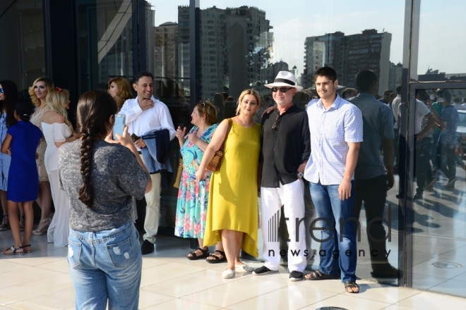 At a parade of classic cars in Baku. Azerbaijan, Baku, august 26, 2018