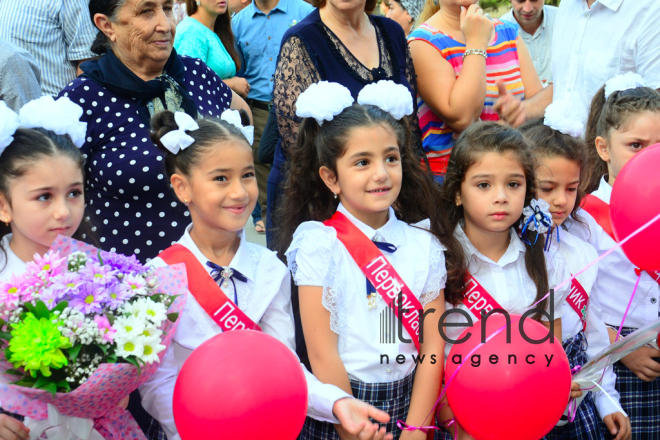 Azerbaijan marks Knowledge Day.  Azerbaijan, Baku,  September 15  2018