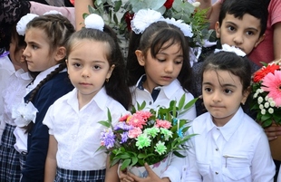 Azərbaycanda bilik günü qeyd olunur.  Azərbaycan, Bakı, 15 sentyabr 2018
