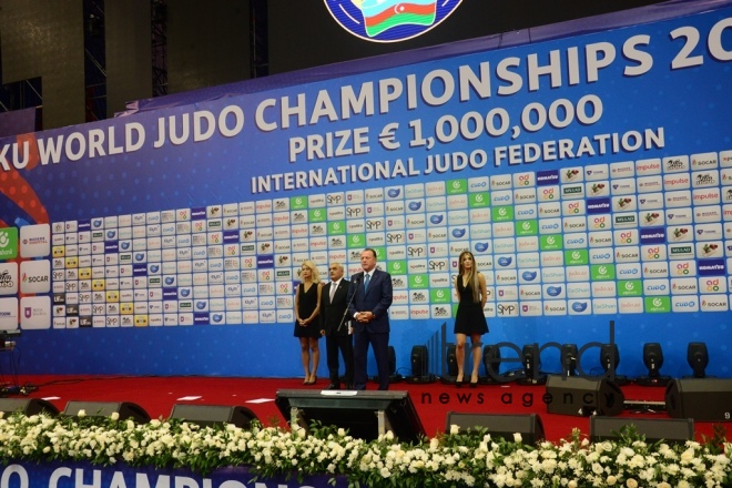 Baku hosts opening ceremony of 2018 World Judo Championships.Azerbaijan, Baku, September 21 , 2018
