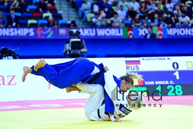 Baku hosts opening ceremony of 2018 World Judo Championships.Azerbaijan, Baku, September 21 , 2018
