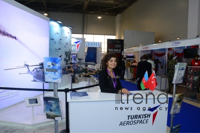 Bakıda üçüncü “ADEX-2018” Azərbaycan Beynəlxalq müdafiə sərgisi açılıb. Azərbaycan, Bakı, 25 sentyabr 2018