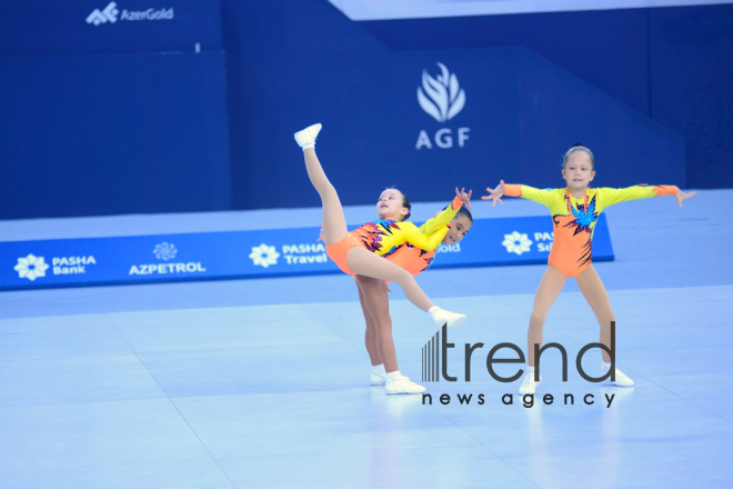 Best moments of 4th Open Azerbaijan and Baku Aerobic Gymnastics Championships .Azerbaijan. Baku.  october 8  2018