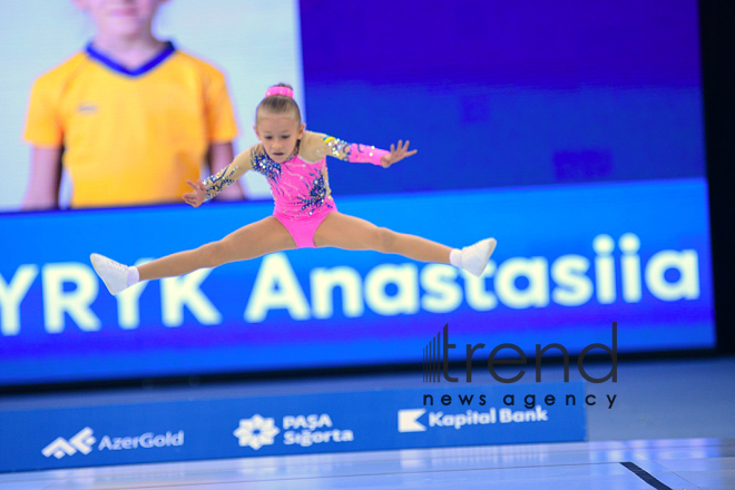 Best moments of 4th Open Azerbaijan and Baku Aerobic Gymnastics Championships .Azerbaijan. Baku.  october 8  2018