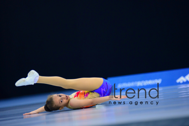 Best moments of 4th Open Azerbaijan and Baku Aerobic Gymnastics Championships .Azerbaijan. Baku.  october 8  2018