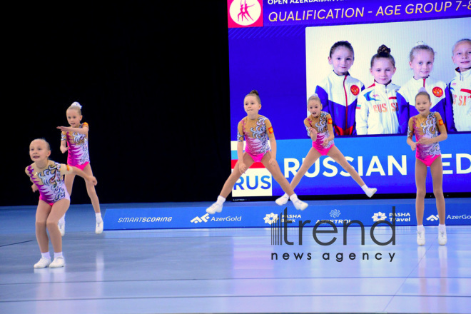 Best moments of 4th Open Azerbaijan and Baku Aerobic Gymnastics Championships .Azerbaijan. Baku.  october 8  2018